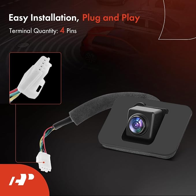 A-Premium Park Assist Camera Rear View Backup Reverse Camera Compatible with Select Nissan Model - 2019-2024 Altima - Replace# 284426CA0B