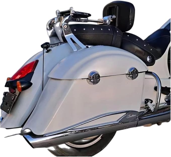 Adjustable Driver/Passenger Seat Backrest Component:Fixed Mounts (Indian Scout 14-21(Chrome))