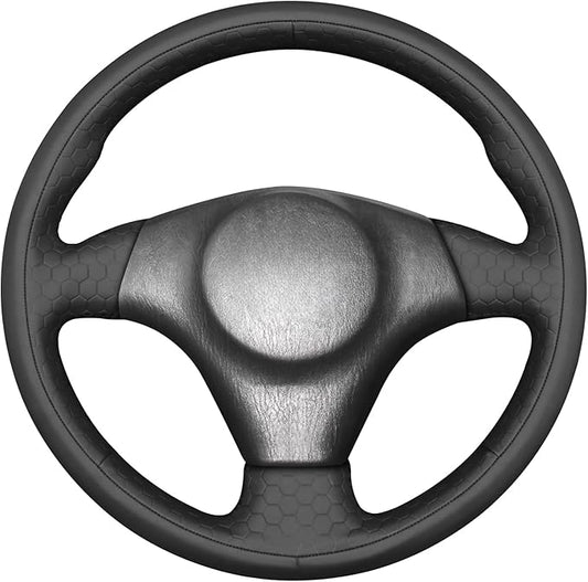 MEWANT Hand Stitch Steering Wheel Cover for Toyota RAV4 1998-2003 / Celica 1999-2006 / Corolla 2003-2008 / Matrix 2002-2008 / MR2 1999-2007 / Supra/Caldina, Custom Fit DIY Wrap Interior Accessories