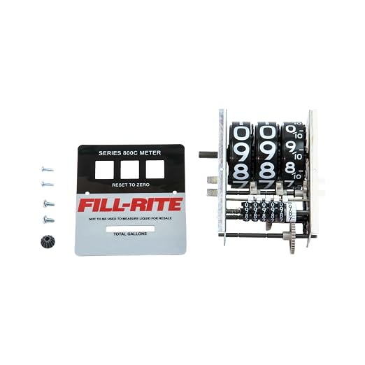 Fill-Rite KIT800GR Kit, 800 Series Gallon Register & Faceplate
