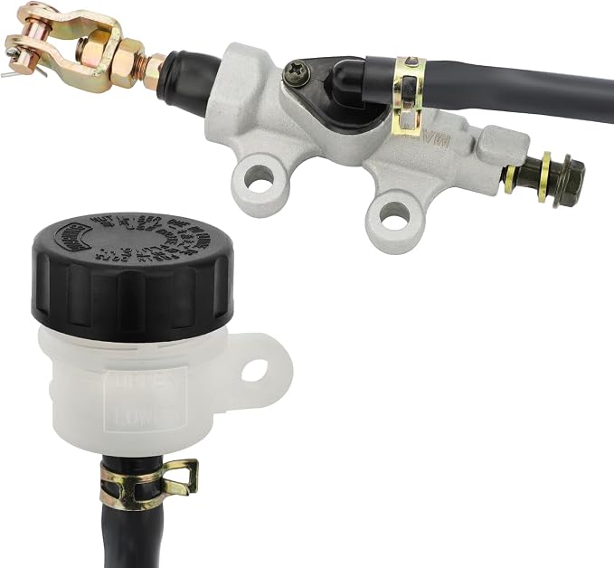 M MATI Rear Brake Caliper Master Cylinder Hose Assy for Yamaha 1995-2005 Wolverine 350 4x4 YFM350F 1UY-2580W-01-00 4KB-2583V-00-00 4KB-25874-00-00 2NL-25850-50-00