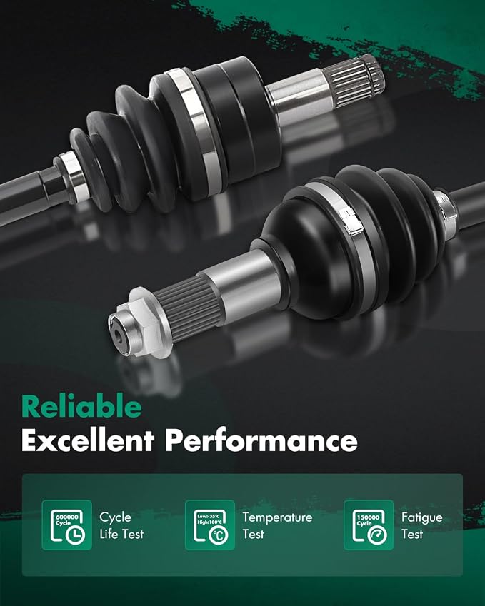 SCITOO 28P-2510F-00-00,3B4-2518E-00-00 Front Left Right CV Axle for Yamaha Grizzly 550 Grizzly 700 Kodiak 700 Kodiak 700K