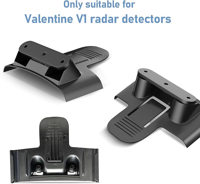 SDSACZMU Radar Detector Mount,Rearview Mirror Rod Radar Mounting Bracket+Rearview Mirror Hard Wire Power Cord kit16,with Inline Fuse (for Valentine V1 Radar Detector)