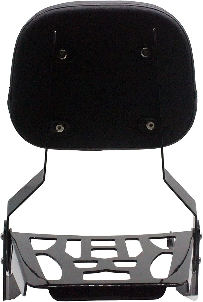 YHMOTO Passenger Sissybar Backrest with Luggage Rack for Honda Shadow Aero 750 VT750C 2004-2023 (Black)