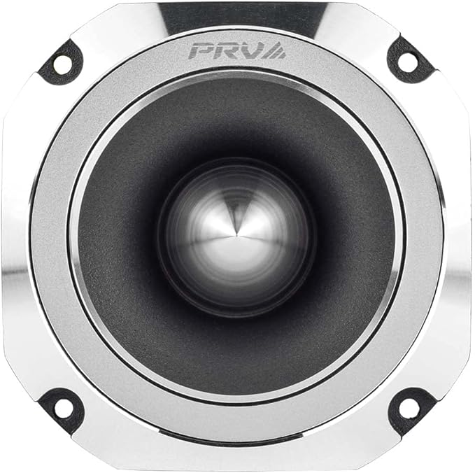 PRV AUDIO 4 Inch Titanium Bullet Tweeter Pair TW700Ti-4 Slim Profile, 200 Watts Program Power, 4 Ohm, 100 Watts RMS, 1.5 in Voice Coil Super Tweeter Pro Car Audio (Pair)