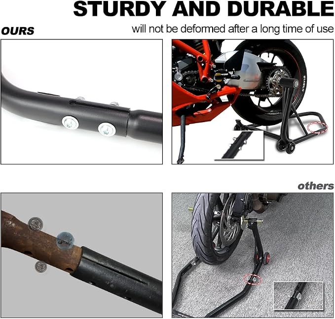 Xitomer 53.4mm Pin Universal Motorcycle Stand Motorcycle Single Side Swingarm Rear Lift Single-Sided Swingarm Lift Stand Fit for R1200GS R1200GS ADVENTURE R1200R HP2 Sport