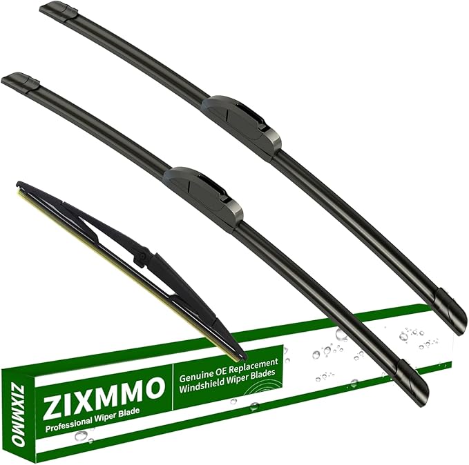 21"+21" Windshield Wiper Blades with 14" Rear Wiper Blades Set Replacement for 2005-2010 Jeep Grand Cherokee -Original Factory Quality (Set of 3) U/J Hook