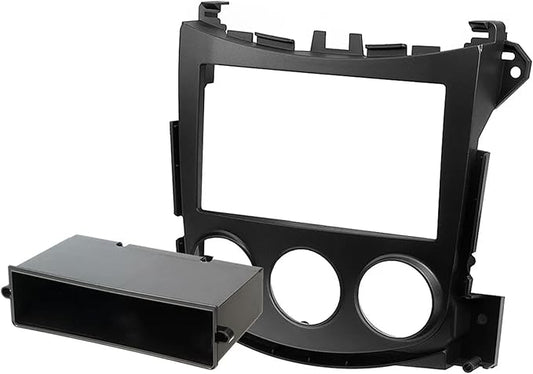 Scosche NN1665B Double DIN or Single DIN with Pocket Radio Install Dash Kit Compatible with Select 2009-19 Non-NAV Nissan 370Z - Aftermarket Car Stereo Installation Kit - See Guide Image for Vehicles