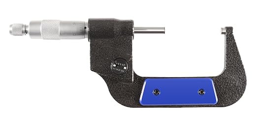 Accusize Industrial Tools 2-3''/50-75 mm by 0.00005''/0.001 mm 7-Key Electronic Digital Micrometer, Water Proof, Ac21-3022 | IP54 Rated, 0.00005"/0.001 mm Resolution, 7-Key, ±0.002" Accuracy