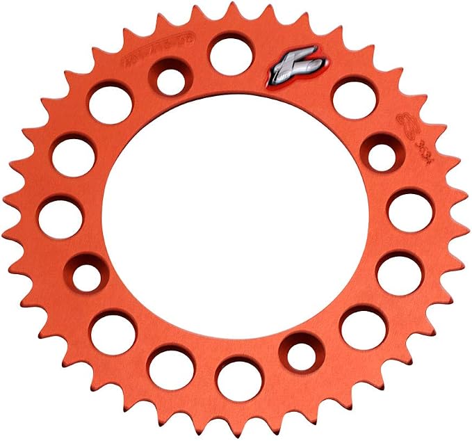 Renthal 491-415-38P-OR Rear Sprockets - Orange / 38T