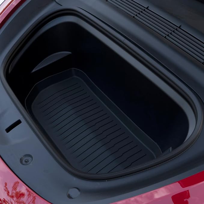 All Weather Cargo Liners for Tesla Model Y Trunk Mats,Front Frunk and Rear Trunk Tray Mats Protector 2021 2022 2023 2024 Accessories