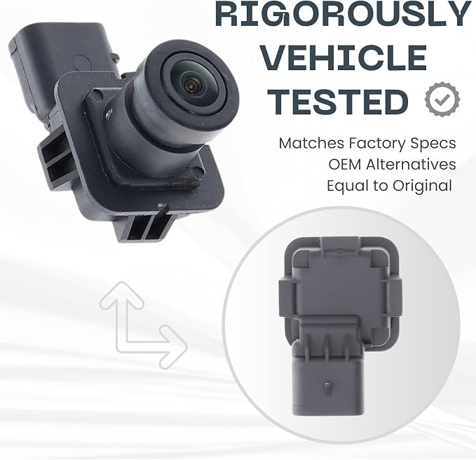 Backup Camera Replaces for 2018 2019 Ford Fiesta Hatchback/Fiesta ST OE Part # D2BZ19G490E D2BT19G490AD