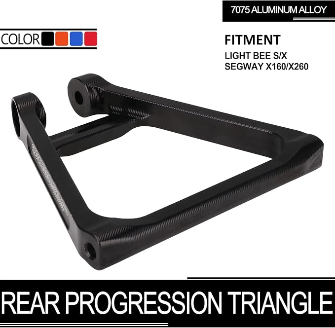 JFG RACING Sur Ron Suspension Triangle Linkage 7075 Al Progressive Link Kit For Sur Ron X/S X160 X260 Electric Dirt Bike EXTREMENIGHT BLACK