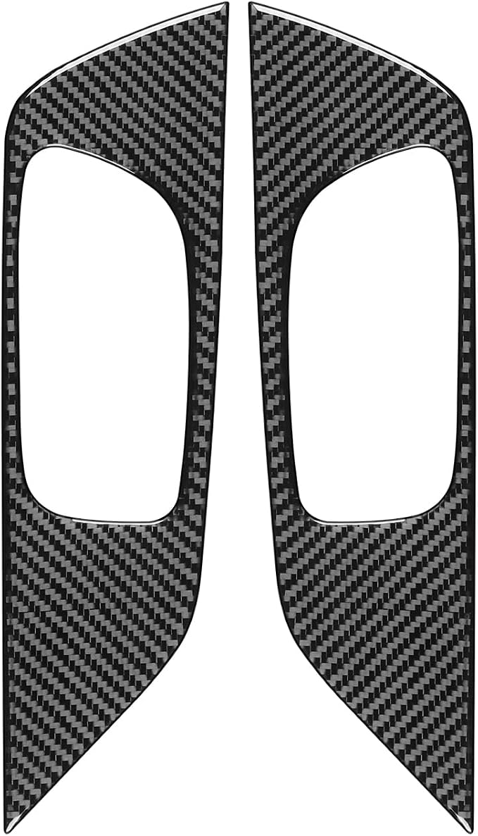 Soft Real Carbon Fiber Compatible with Nissan Altima 2013 2014 2015 2016 2017 2018 Interior Accessories Rear Inner Handle Cover Trim Sticker