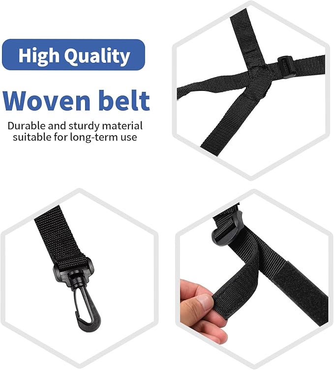 RT-TCZ for Jeep JKU Black Cargo Net Rear Restraint Net Trail System for Jeep Wrangler JKU 2007-2017 4 Door Black Accessories 3pcs