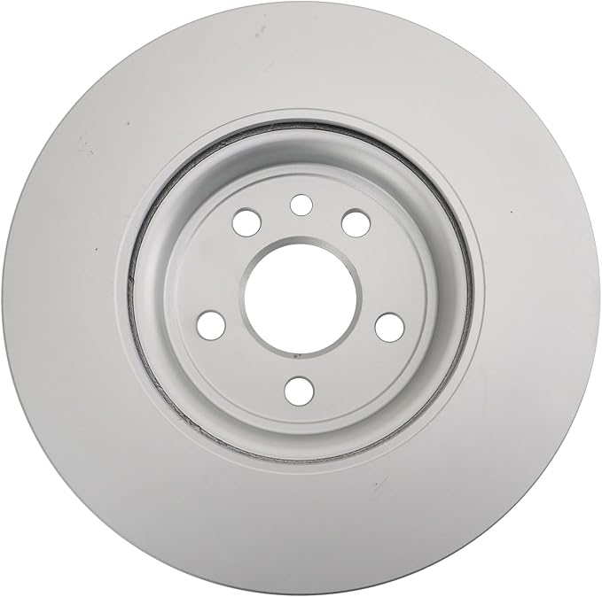 TRQ Front Brake Rotor Set G Coated Vented Compatible with 2017-2020 Jaguar F-Pace 2018-2020 Land Rover Range Rover Velar