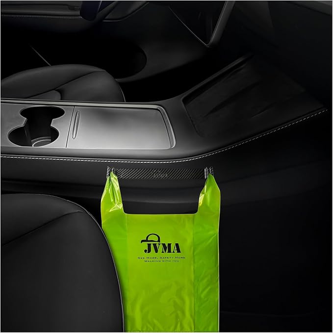 JVMA Car Trash Bag Hanging Hook Car Garbage Bag, 1 Hook 1 Gallon100 Bags