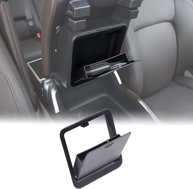 Car Armrest Hidden Storage Box Compatible with Land Rover Range Rover Executive 2018-2022Center Console Handrail Privacy Organizer Tray Armrest Storage Box Container Insert Pallet Manager Accessories