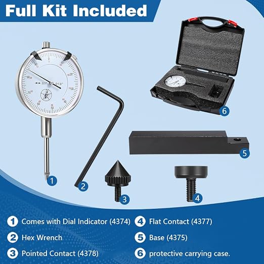 6434 Sleeve Height & Counter Bore Gauge Tool 0–1.00" 0.001" Graduation – FIT Diesel Engines Caterpillar Cummins Detroit Ford John Deere