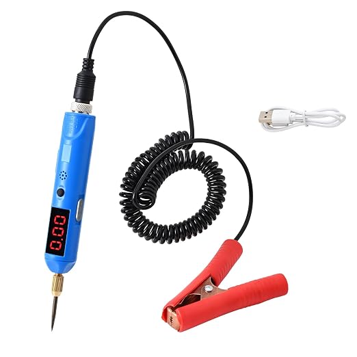 LZ880 0-80V Multifunctional Test Light Automotive, 12V Digital Tester Probe with Voltmeter, 12 Volt Auto Fuse Car Voltage Electrical LED Circuit Tester