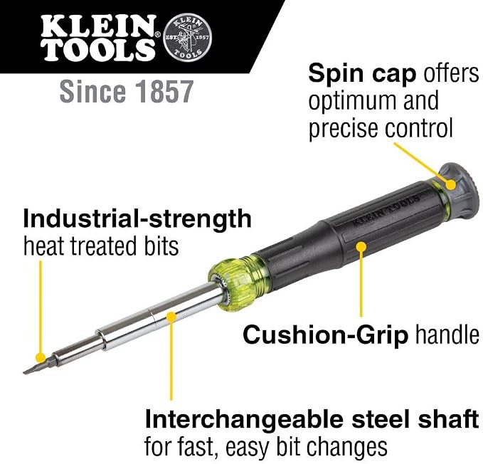 Klein Tools Precision Driver Kit with Multi-Bit Screwdriver (32305) and All-in-One Repair Tool Kit with 39 Bits for Apple Products (32717), 2-Piece