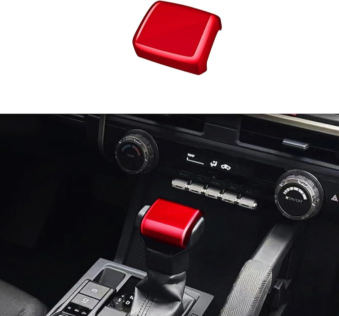 for Toyota Tacoma 2024 2025 2026 for 4Runner 2025 2026 Interior Accessories Gear Shift Knob Head Cover & Steering Cover ABS Decorative Frame Trim