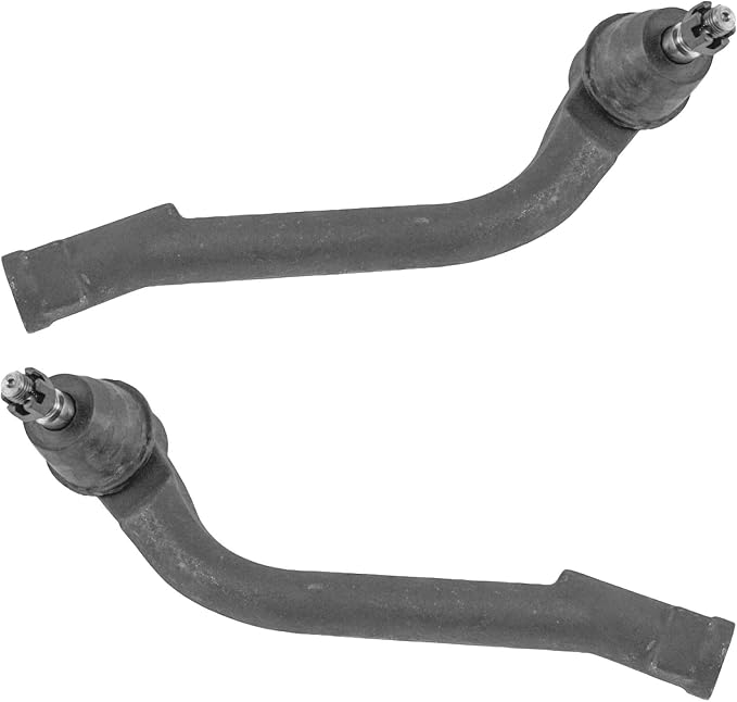 TRQ Front Outer Tie Rod Set 2 Piece Compatible with 2012-2017 Hyundai Azera 11-15 Sonata 10-17 Tucson 14-16 Kia Cadenza 11-15 Optima 11-16 Sportage