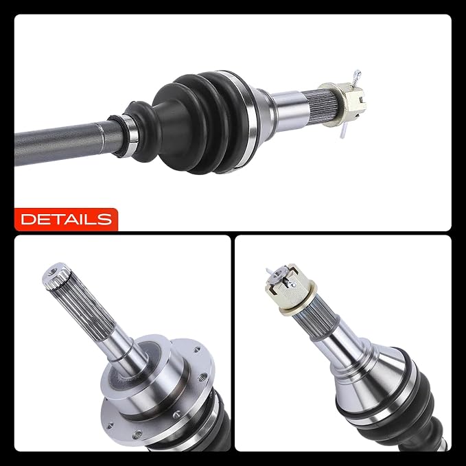A-Premium Front Right Passenger Side CV Axle Shaft for Bombardier & Can-Am | Compatible with Outlander (Max) 400/650/800 & Outlander (Max) 400/500/650/800/800R Renegade 500/800