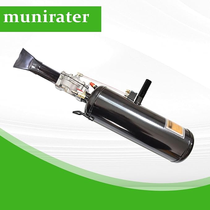 munirater 2.1 Gallon Tyre Inflator Tire Bead Seater Air Blaster Tool Trigger Seating Inflator Black 87-116 PSI