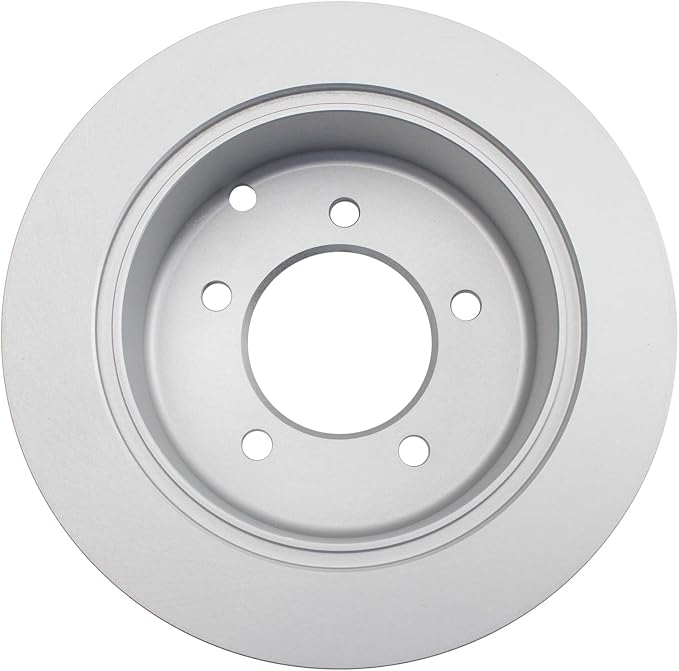 TRQ Rear Brake Rotors Set Premium G-Coated 2 Piece Smooth Driver & Passenger Side Compatible with 2011-2014 Chrysler 200 2008-2017 Mitsubishi Lancer