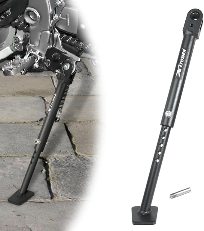 Xitomer Fit for KLX230 0-3 inch Adjustable Kickstand Compatible with KLX230 2020-2026 Kickstand Motorcycle Side Stand