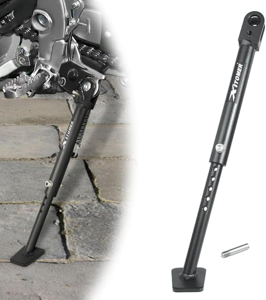 Xitomer Fit for KLX230 0-3 inch Adjustable Kickstand Compatible with KLX230 2020-2026 Kickstand Motorcycle Side Stand