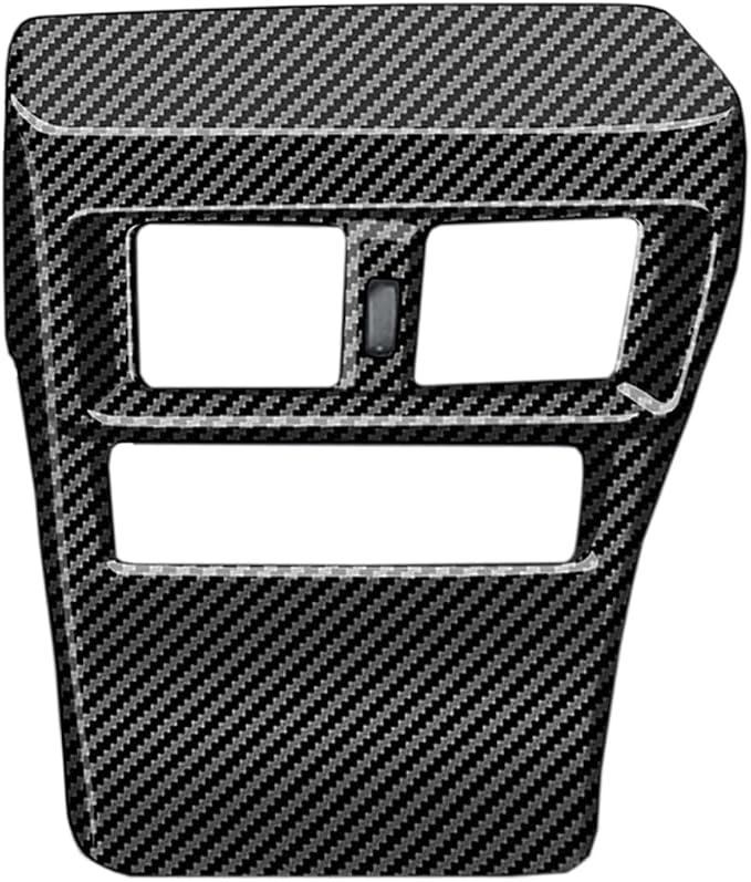 Rear Vent Decor for Toyota 4Runner 2025 2026 Interior Accessories (NOT Fit TRD Pro/TrailHuner) Anti-kick Vent Cover Center Consoles ABS Trim (Carbon Fiber, Rear Vent Cover)