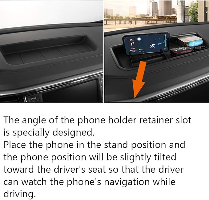 EDBETOS Center Console and Dashboard Storage Box Organizer Compatible with Atlas Accessories Cross Sport 2018-2022 2023