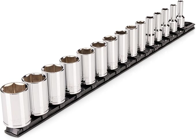 TEKTON 3/8 Inch Drive 6-Point Socket Set, 15-Piece | SHD91121