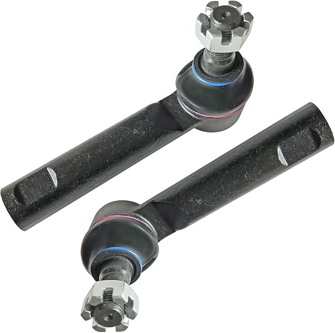 TRQ Outer Left and Right Tie Rod Set 2 Piece Compatible with 2010-22 Lexus GX460 2010-22 Toyota 4Runner 2010-14 Toyota FJ Cruiser 2016-22 Tacoma 2005-15 Tacoma Base Model 4WD