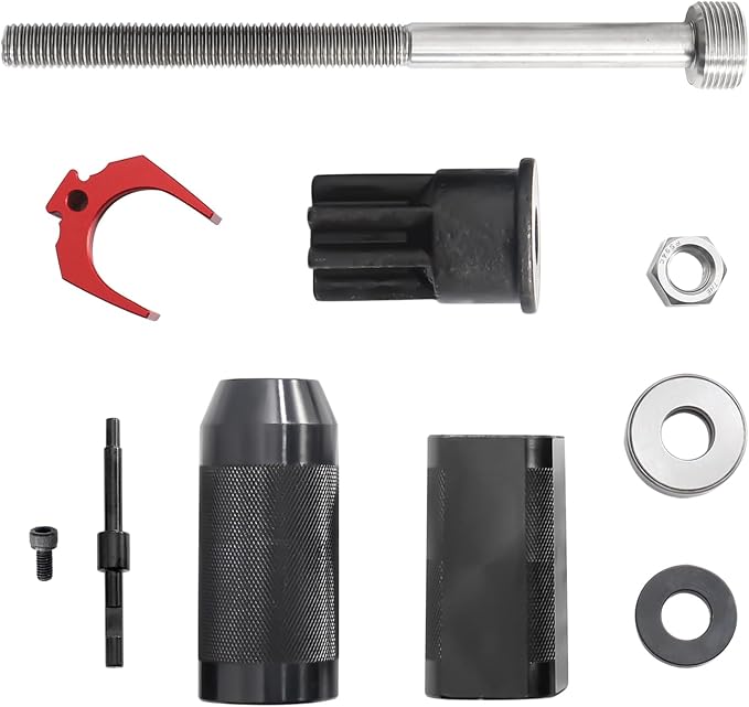 9U-6891 Injector Sleeve Removal Tool Install Kit 9U-7227 Injector Height Tool J-38587-a Engine Barring Socket for CAT Caterpillar 3406E C-15 C-16 Engines