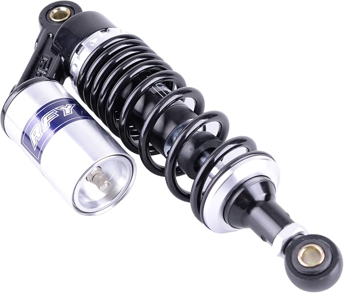 11 Inch 280mm Pair Motorcycle Shock Absorber Rear Suspension Universal Compatible for Honda Suzuki Yamaha Kawasaki ATV Go Kart Quad Dirt Sport Bikes (Black Silver)