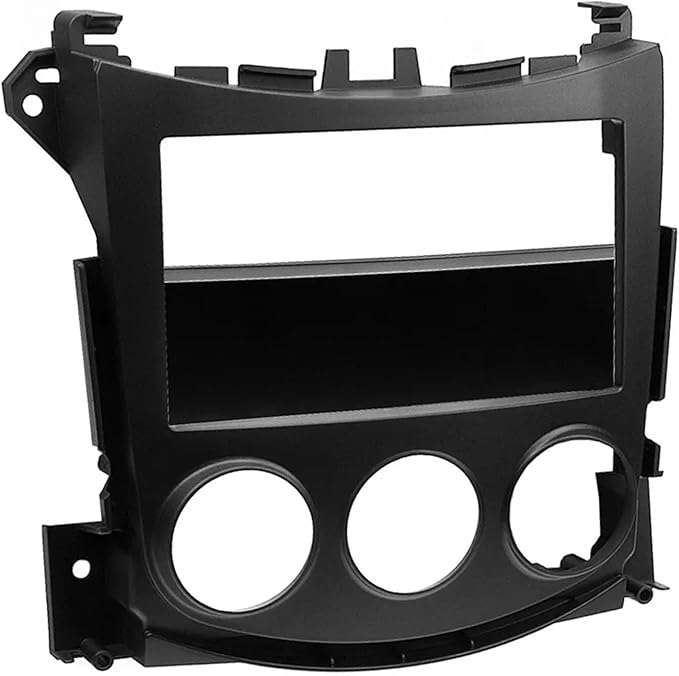 Scosche NN1665B Double DIN or Single DIN with Pocket Radio Install Dash Kit Compatible with Select 2009-19 Non-NAV Nissan 370Z - Aftermarket Car Stereo Installation Kit - See Guide Image for Vehicles