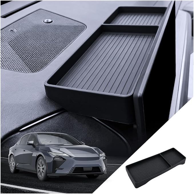 for ES Dashboard Console Organizer 2026 Lexus ES 350e/ES 350h/ES 500e Accessories Behind Screen Organizer Storage Box Console Dash Tray