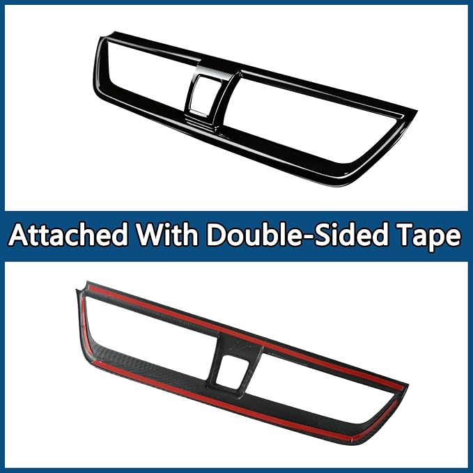 Center Console Dash Middle AC Air Condition Vent Panel Outlet Cover Trim for Chevrolet Trailblazer 2024-2026 Interior Accessories (ABS Gloss Black)