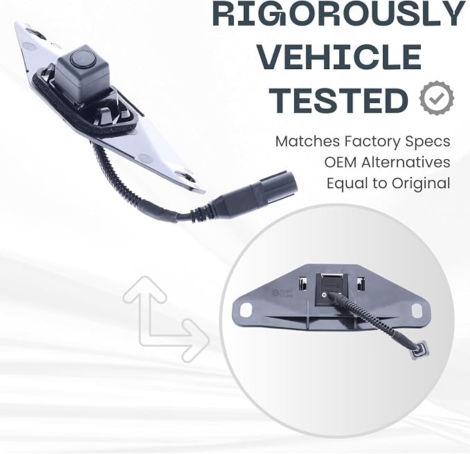 Backup Camera Replaces for 2008-2012 Toyota Sequoia OE Part # 86790-34040, 86790-34020