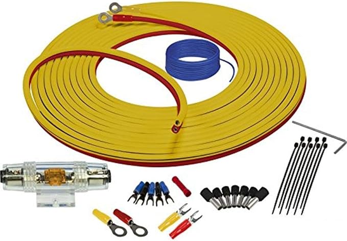 Stinger SEA4283 Marine Complete Amplifier Installation Kit 3-Meters of 8 Gauge Power + Ground