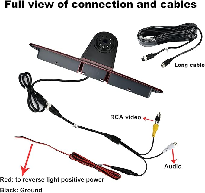 Compatible Sprinter Brake Light Backup Camera Mercedes Sprinter 2014…
