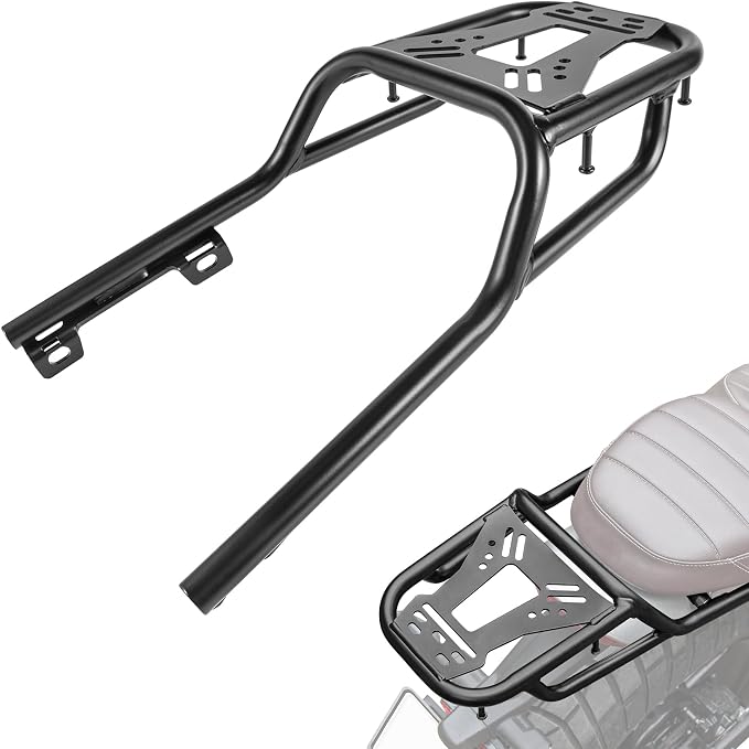 Luggage Rack for Speed 400 Scrambler 400 X 2024-2026 Rear Cargo Carrier | Motorcycle Rear Support Shelf Mounting Rack Grab Handle Bar High-Temp Powder Coating