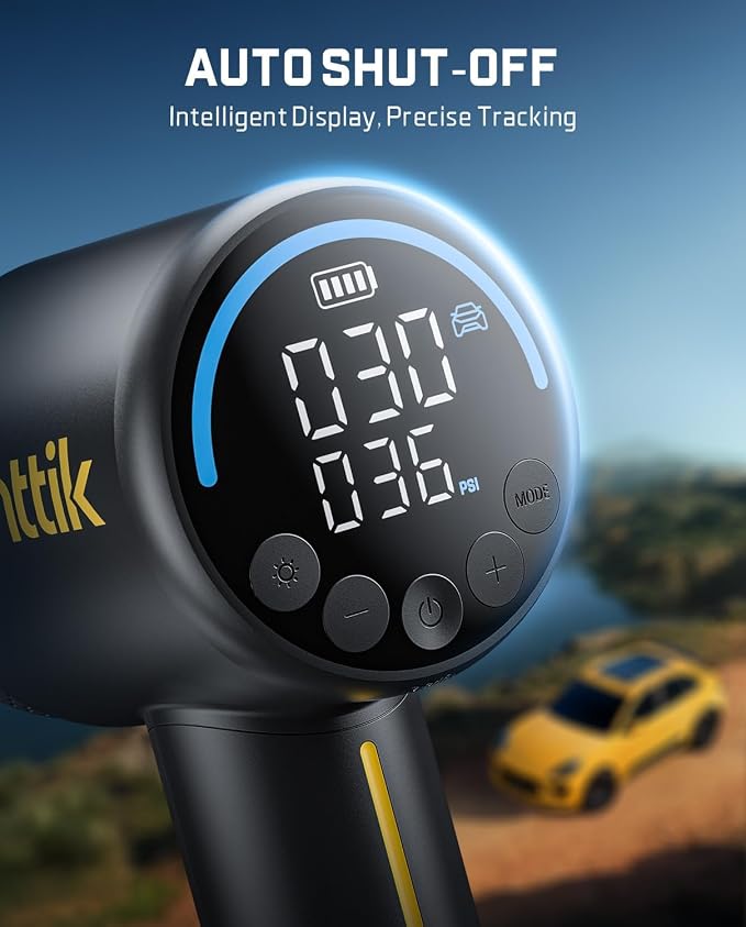 Fanttik X9 Classic Inflator/Blower 2-IN-1, Tire Inflator Portable Air Compressor with Light and Power Bank, 150PSI Cordless Air Pump for Car, Motorcycle, Bike, Ball, Air Mattress, Kayak, Swimming Ring