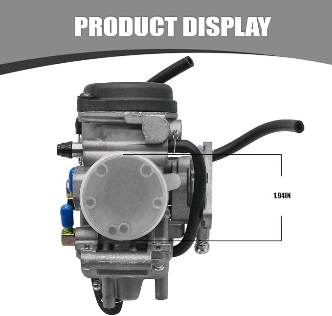 Carburetor Fit for Suzuki King Quad 300 LTF300F 4x4 2000-2002 13200-39D22 With Fuel Valve Petcock Air Filter