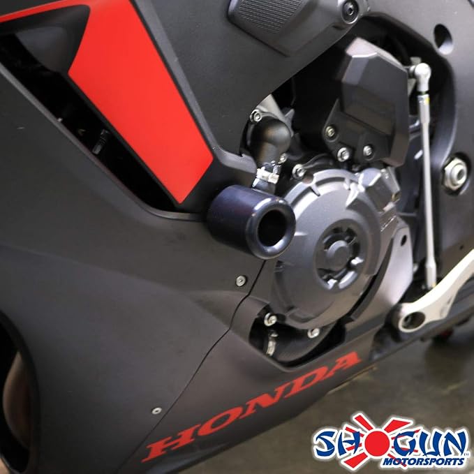 Shogun USA Made Hon CBR1000RR CBR1000 CBR 1000 RR 2017 2018 2019 SP SP2 Complete Kit Black Includes Bar Ends Swing Arm Spools and Frame Sliders Fits ABS & NON ABS Models - 755-3959