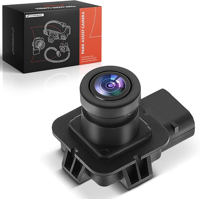 A-Premium Rear View Backup Camera - Compatible with Ford Explorer 2013 2014 2015 Sport Utility - Replace# EB5Z-19G490-A, EB5Z19G490A, DB5Z-19G490-A, DB5Z19G490A, FO1960112- Rear Park Assist Camera