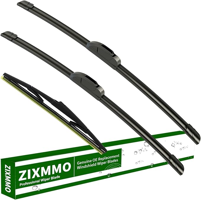 26"+19" windshield wiper blades with 14" Rear Wiper Blades Replacement for 2004-2005 2006 2007 2008 2009 2010 Toyota Sienna -Original Factory Quality,Easy DIY Install (Set of 3)